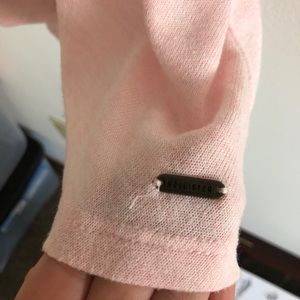 Hollister baby pink tank top